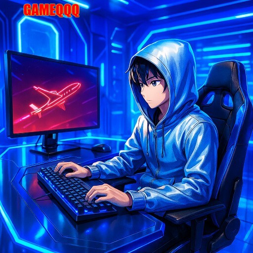 Imagem promocional da GAMEQQQ mostrando a plataforma e suas vantagens