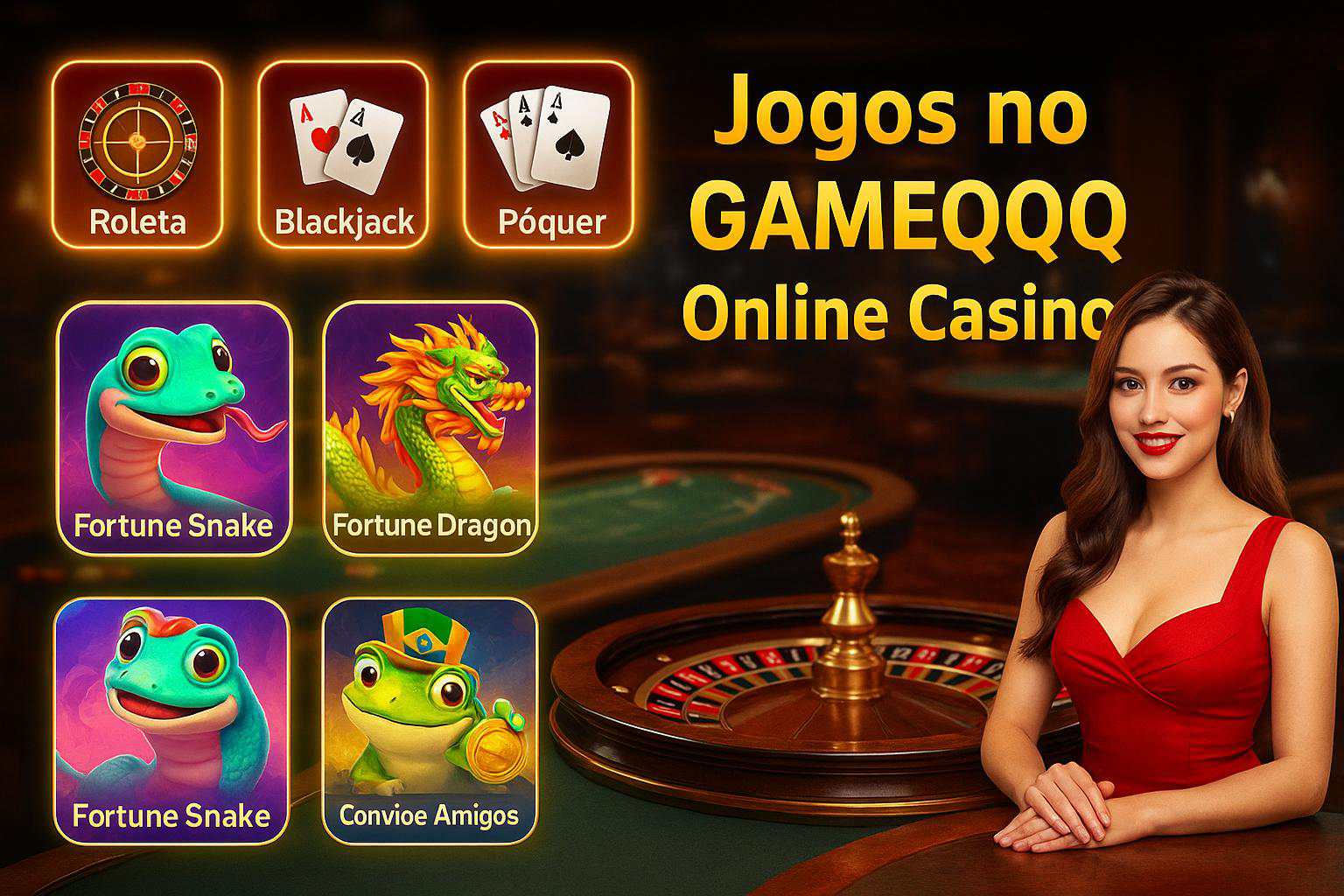 Jogos de cassino online GAMEQQQ